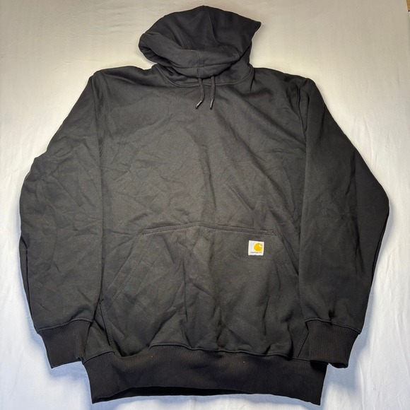 Carhartt Other - Carhartt Hoodie Rain Defender Mens Medium Black Paxton Heavy Loose Fit TS0615